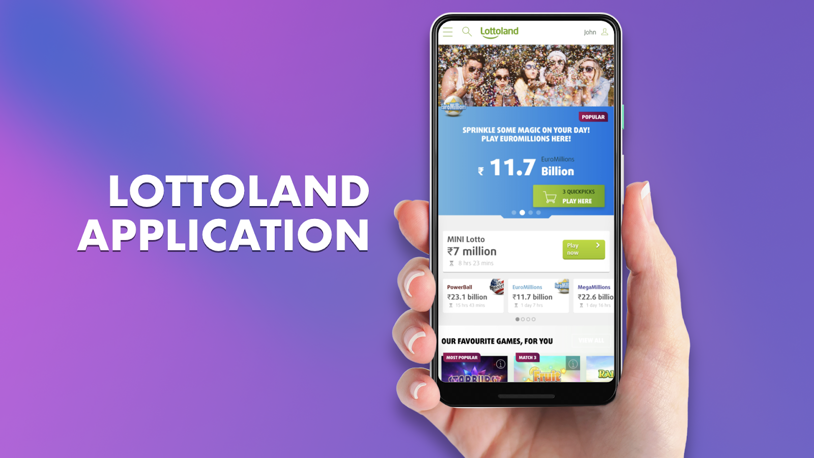 Lottoland app