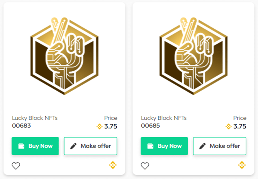 Lucky Blocks første trekning av NFT og krypto lotteri