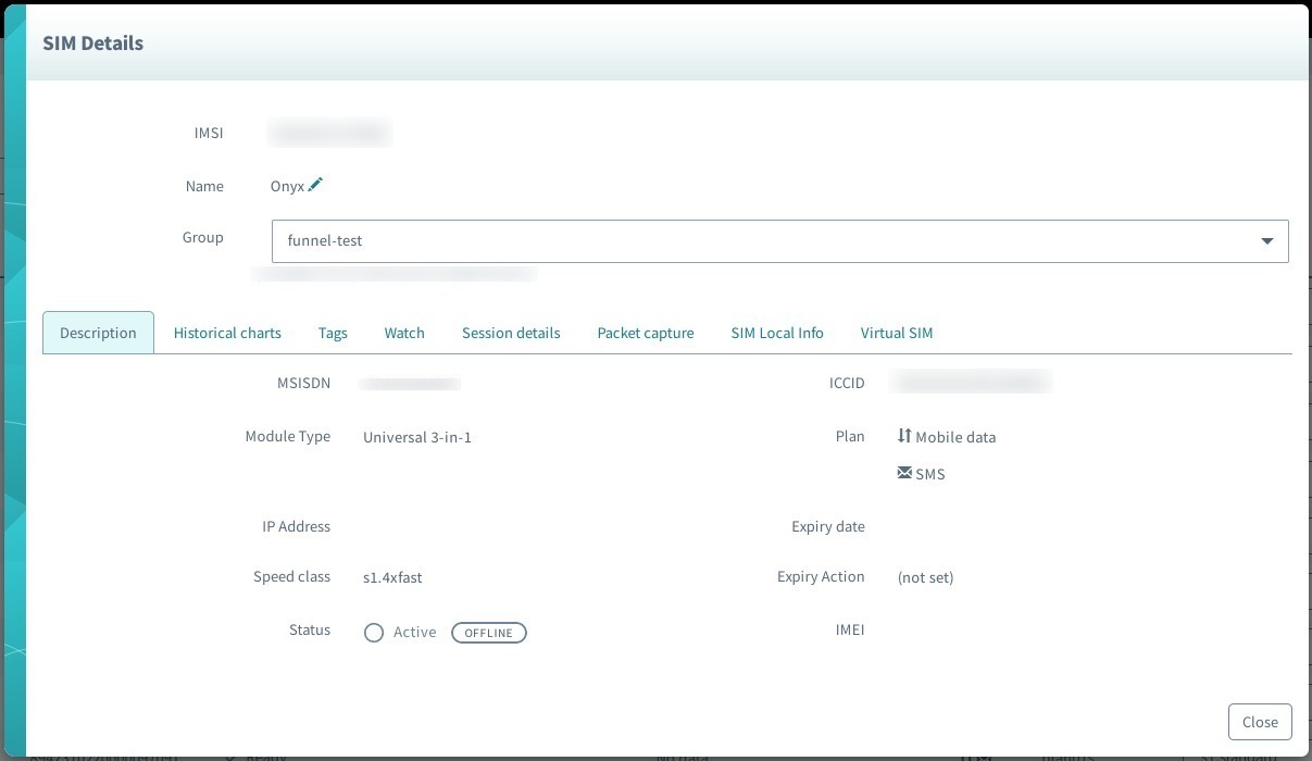 Soracom User Console