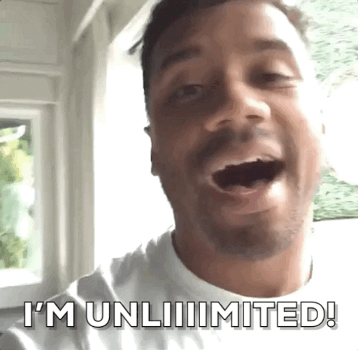Russell Wilson Mr. Unlimited GIF