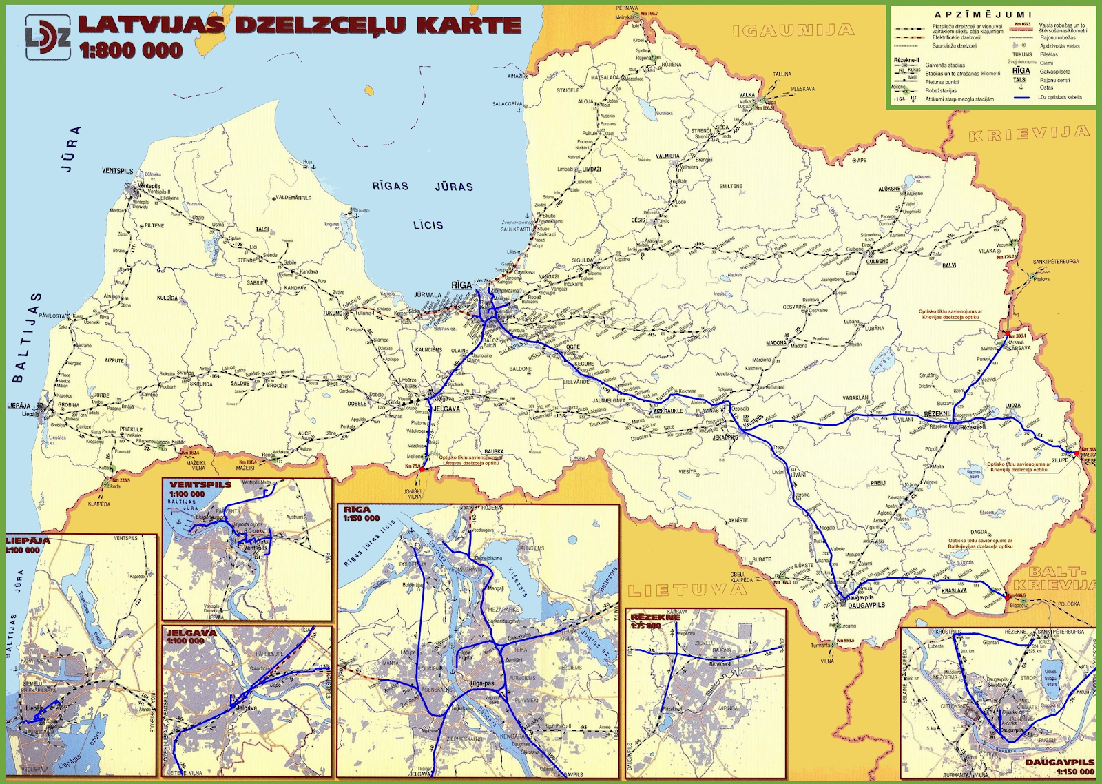 Latvia Map