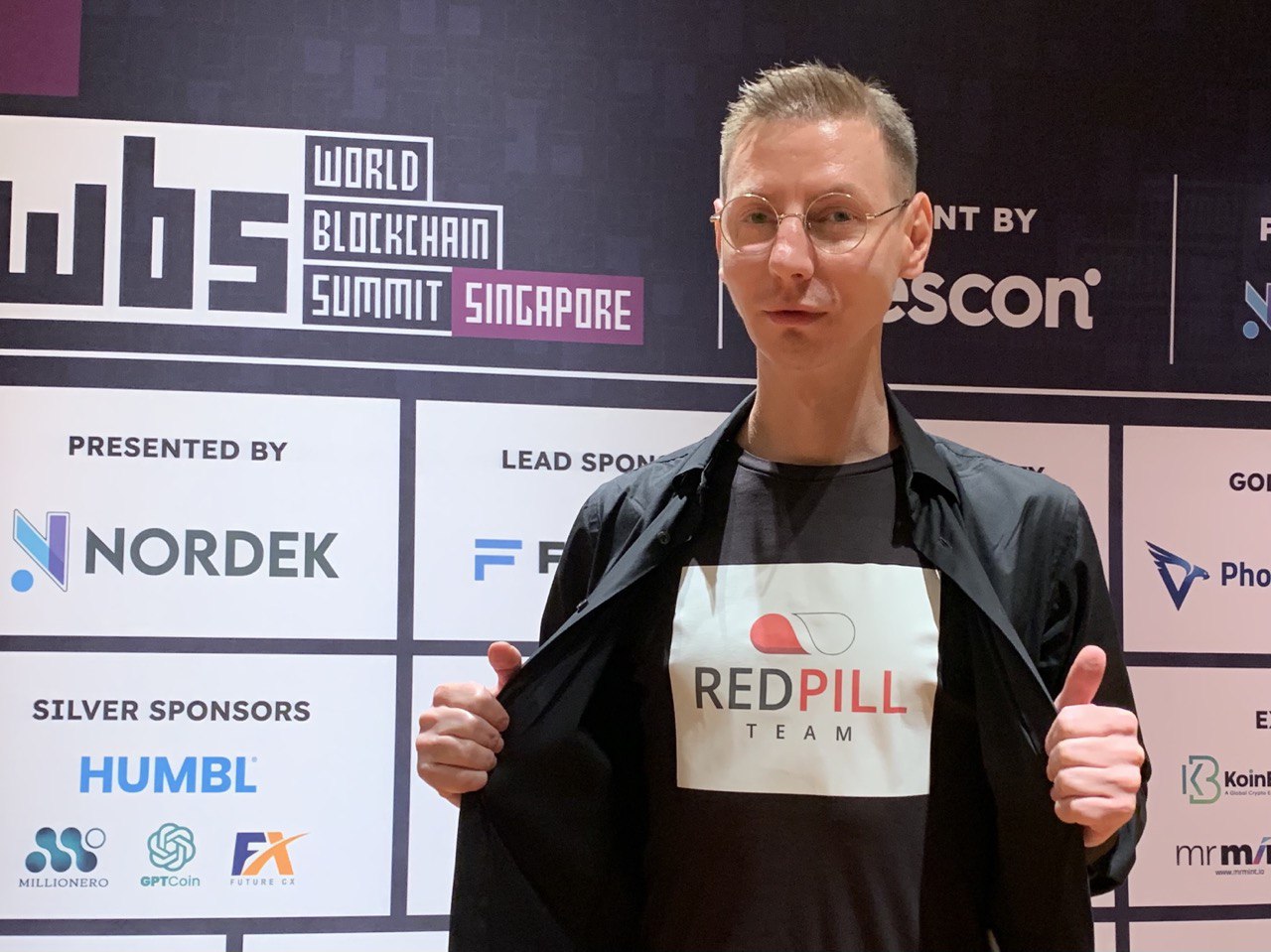 RedPill Team at World Blockchain Summit in Singapor