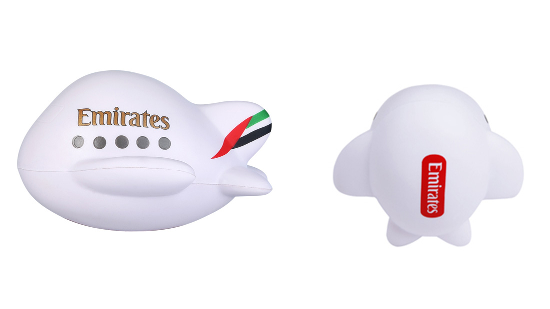 emirates aircraft squeezy stress ball corporate gifting business