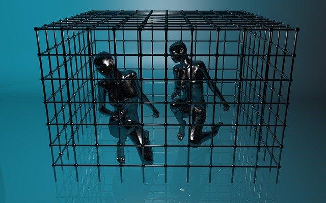 Imprisoned, Cage, Psychology, Grid, Captivity, Caught