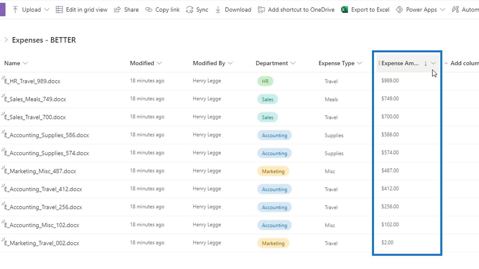 View Formatting In SharePoint