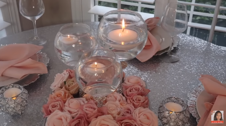 Diy Dollar Tree Glam Candle Holder Bling Wedding Centerpiece