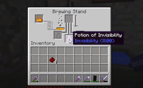 Potion Of Invisibility Minecraft Recipe