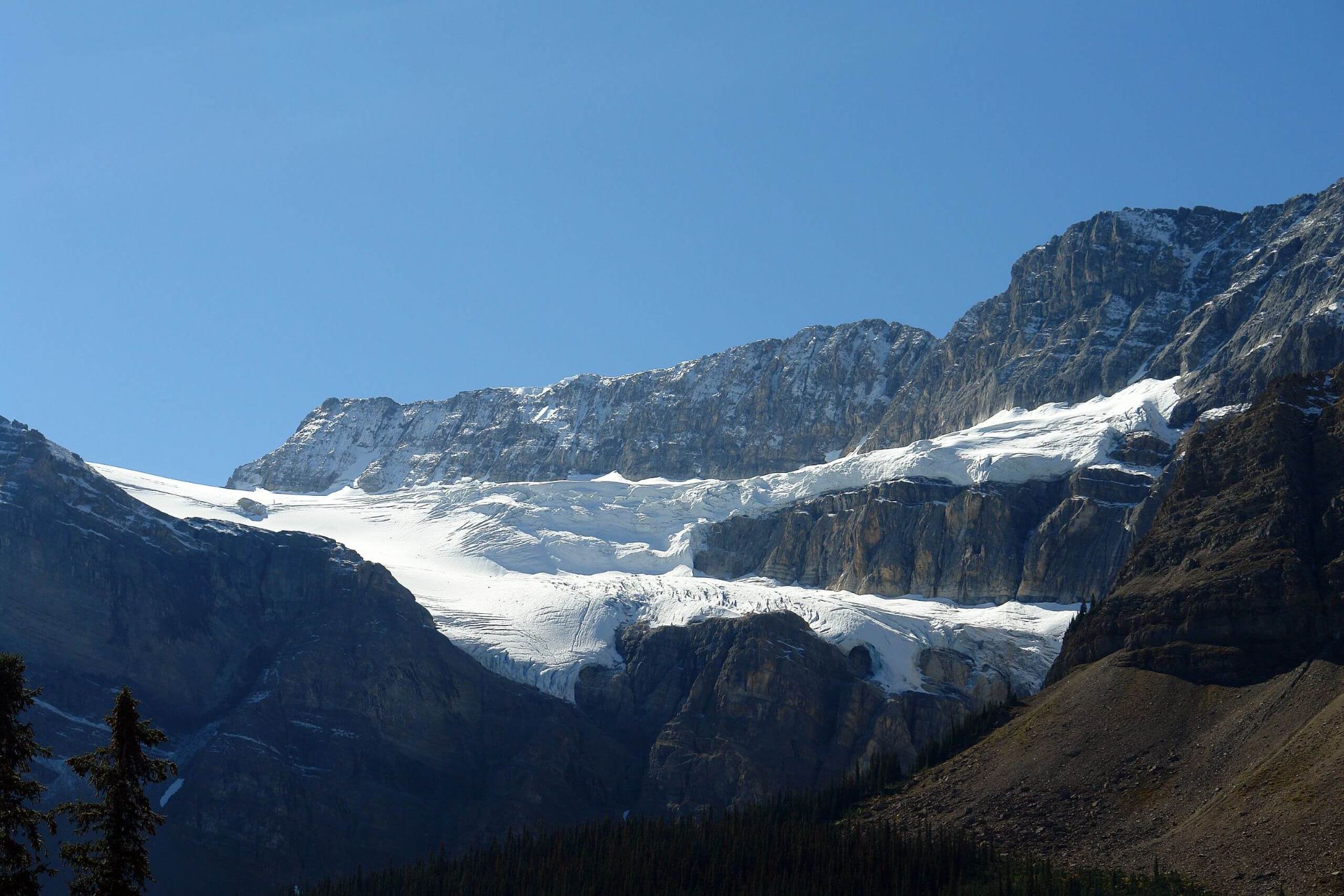 itinerary for Banff and Jasper, Crowfoot Glacier