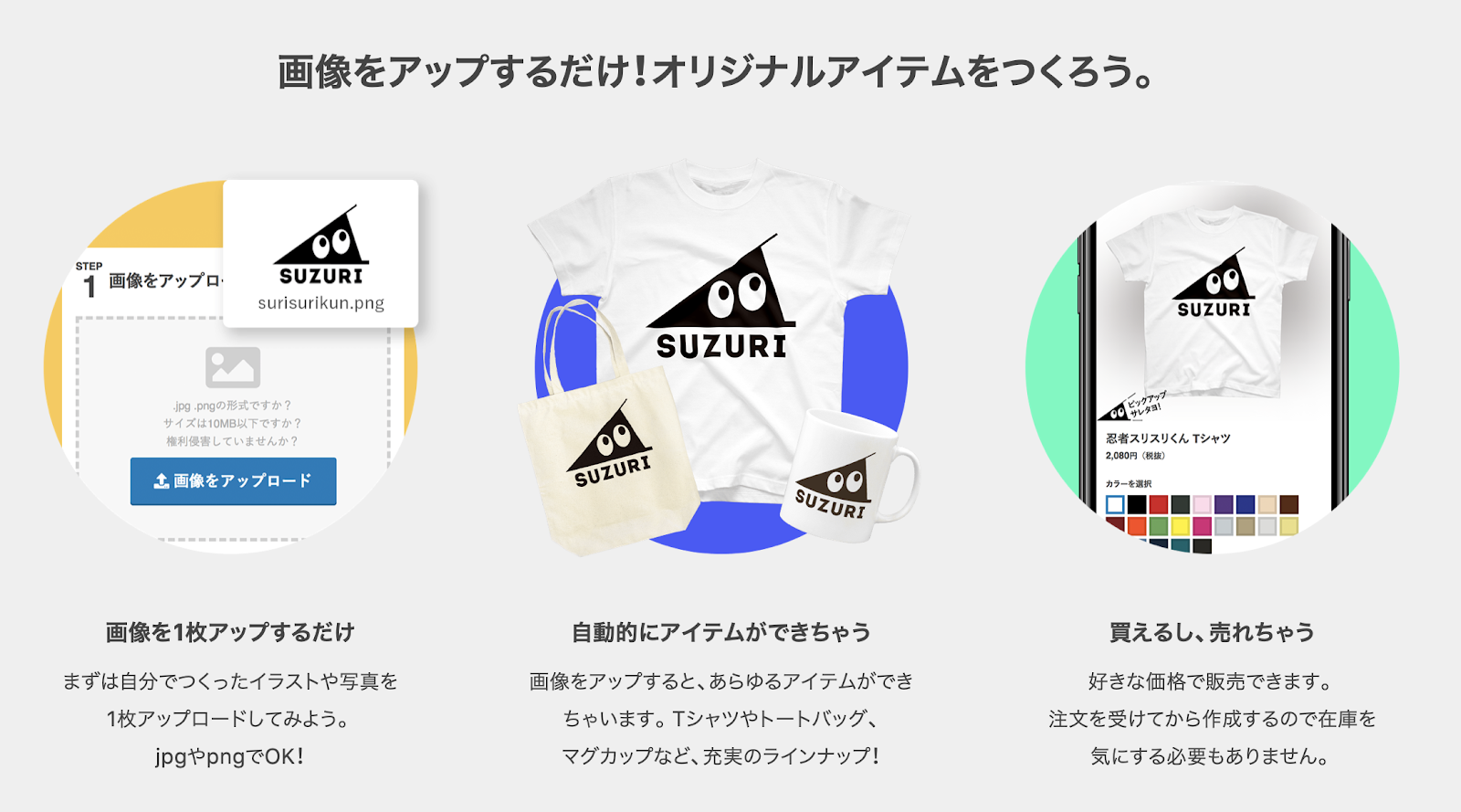 Suzuriで子供が書いた絵をtシャツにした スマホだけで自分の商品が作って売れる