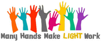 Many hands make light work Many hands make light work
