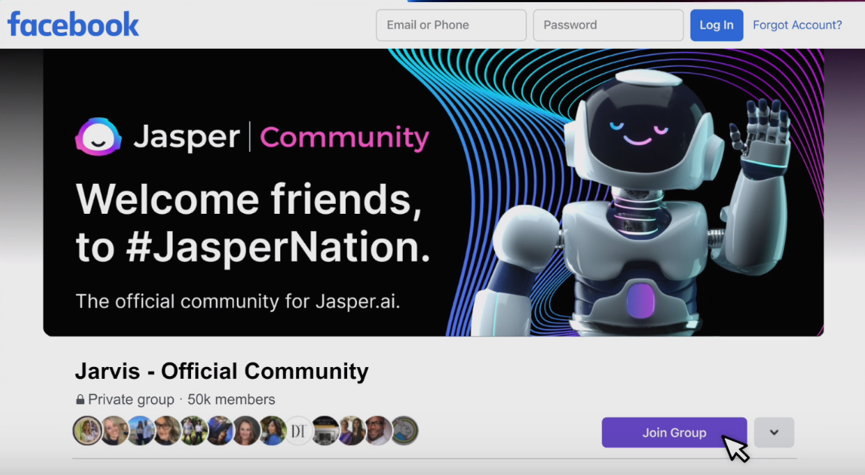 Jasper has an extensive community to learn and get help from.