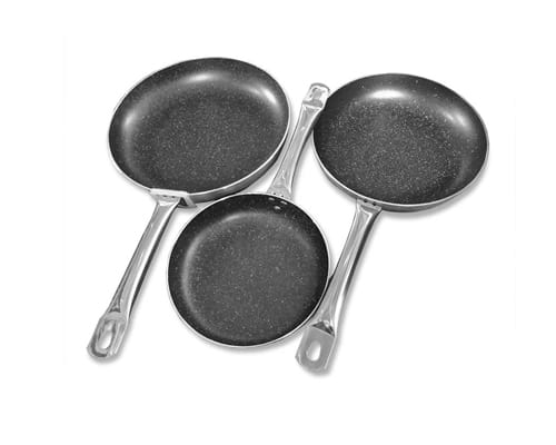 Recommended Frying Pans Oxone OX-03FP 3PCS Marble Frypan Set