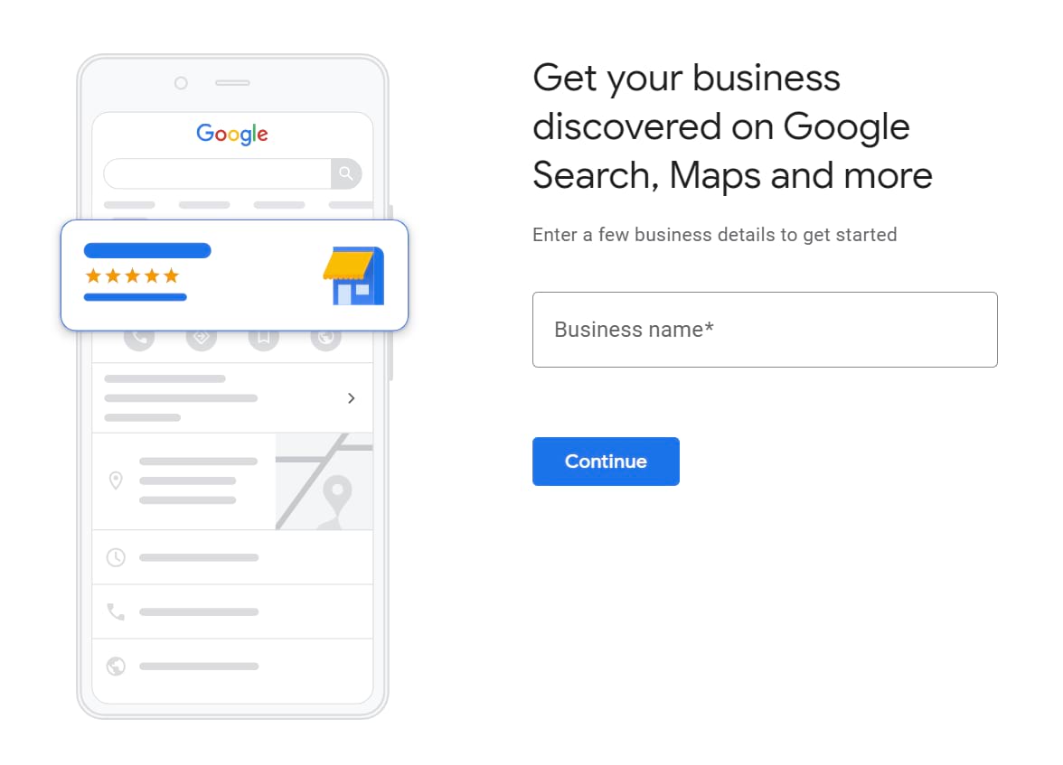 Google Business - Register your business