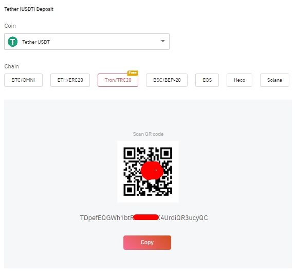 Nạp coin vào sàn Gate.io