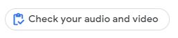 Image of "Check your audio and video" button.
