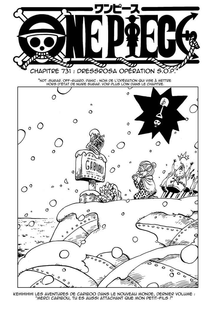 One Piece Chapitre 731 - Page 2