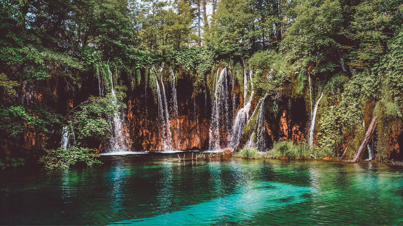 The Plitvice Lakes National Park