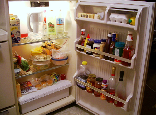 Close the refrigerator door!
https://toughnickel.com/frugal-living/Leave-the-Fridge-Door-Open-or-Open-and-Shut-Multiple-Times