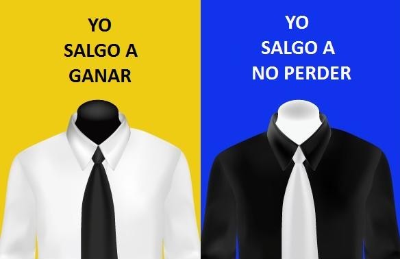 mentalidad de ganar o mentalidad de no perder