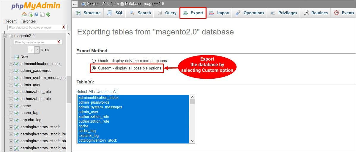 How to Move Magento from Localhost to Live Server