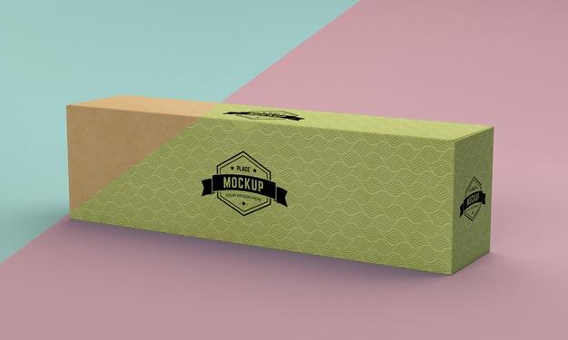 Packaging box mock-up Free Psd