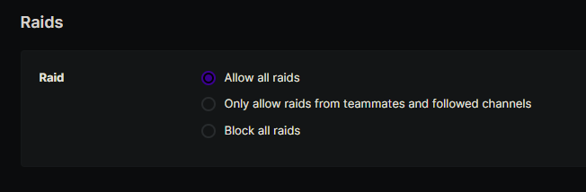 How to Configure Your Twitch Raid Settings Step 2