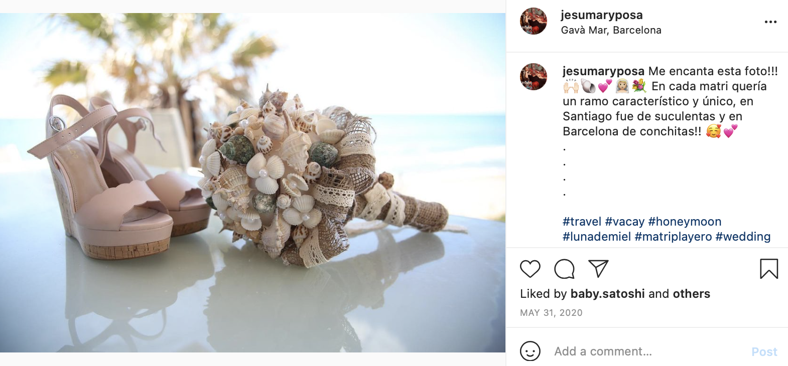 beach wedding DIY bouquet