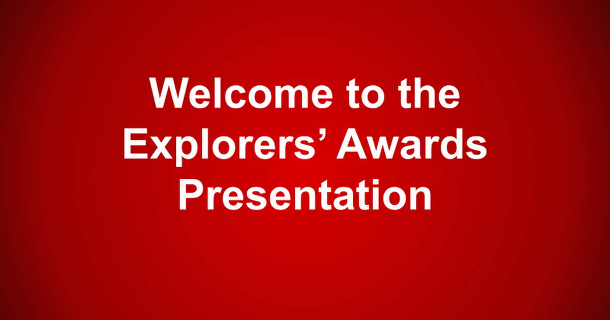 EXPLORERS - Awards - 21-22