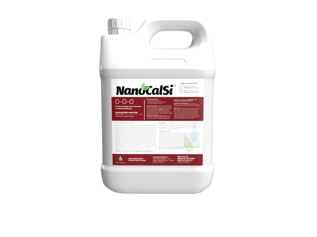 NanoCalSi is a nano product formulated to make fertilizer applications more effective in saline and drought conditions.