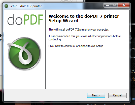 Do PDF settings