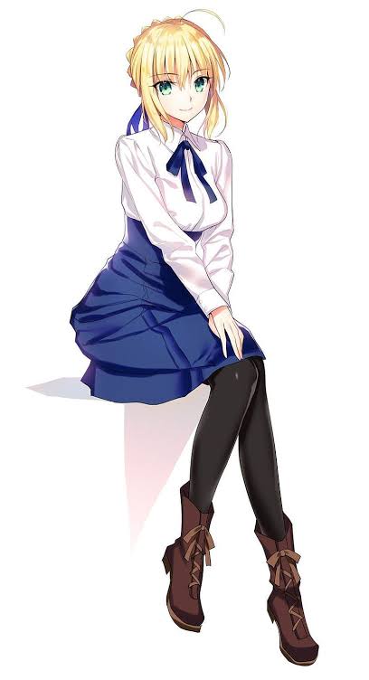 Anime Girls: Saber from Fate/stay Night