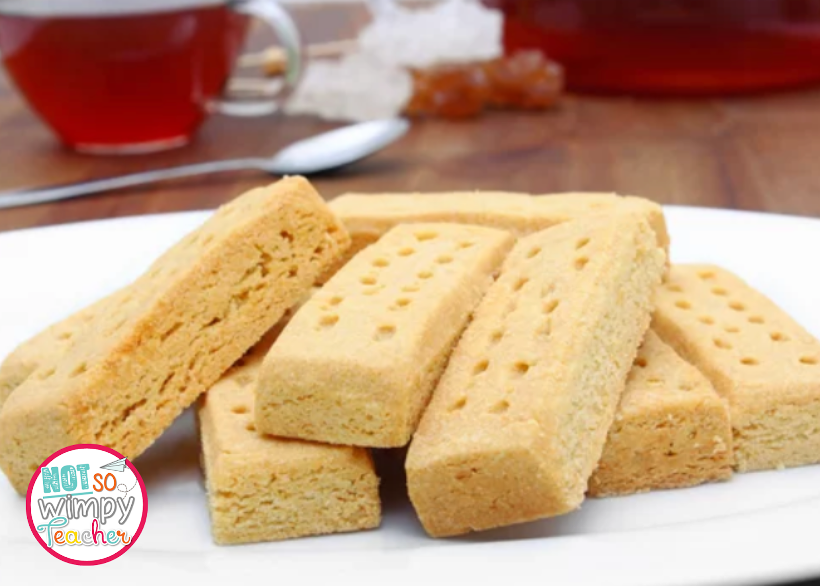 Shortbread is one treat you could have at your Holidays Around the World theme party. 