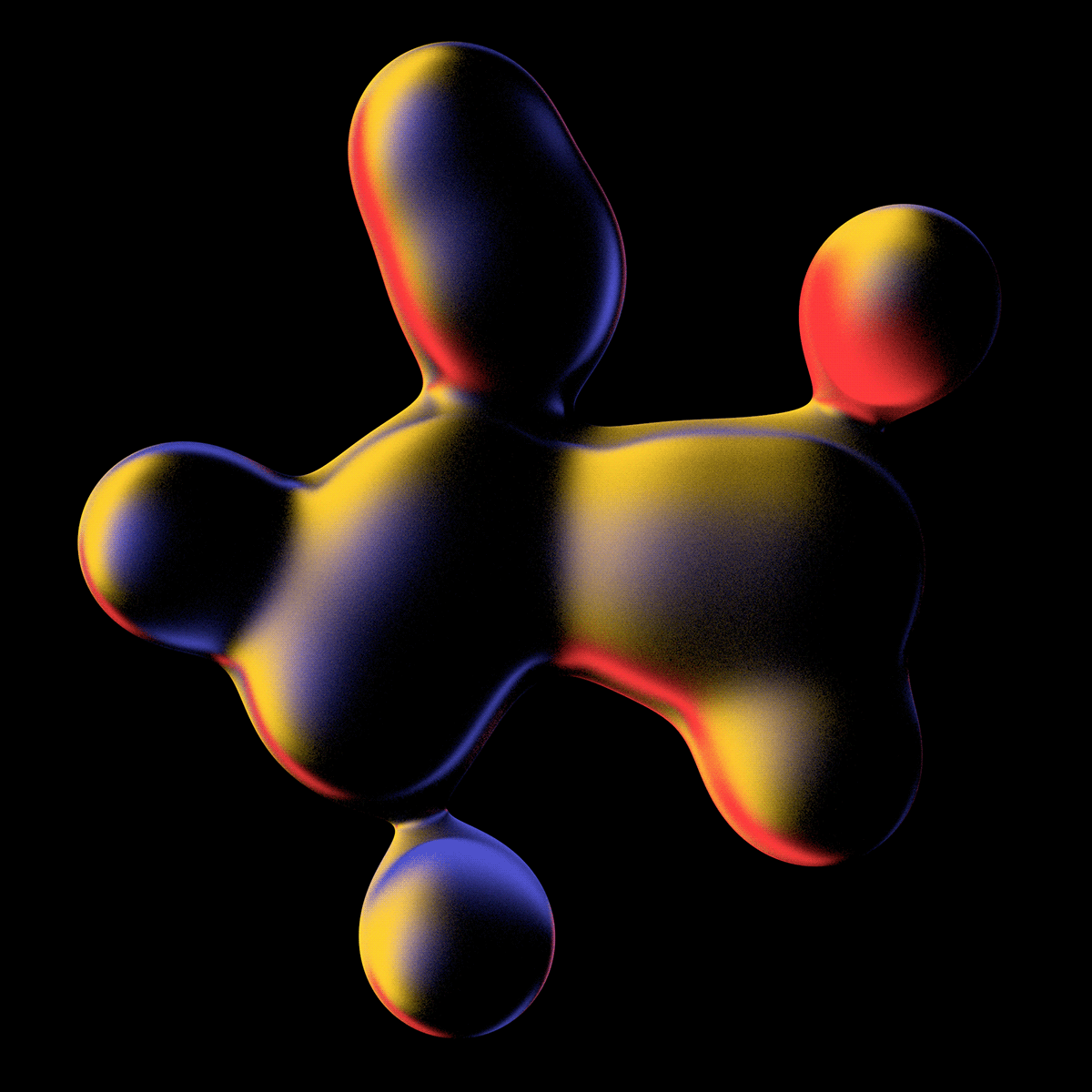 cientific gradients Liquid metaballs noise polsola Retro science