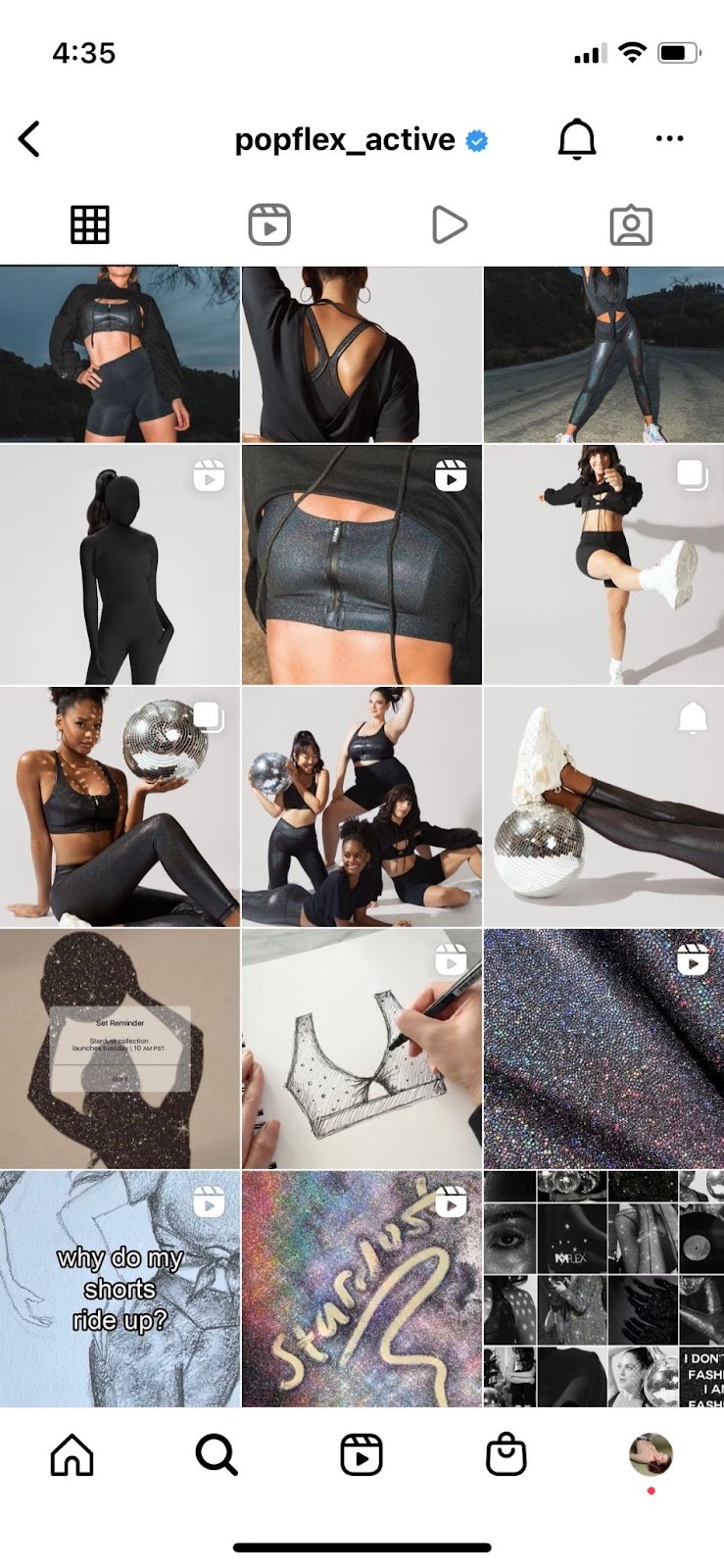 popflex_active - launching a new product on Instagram, new product launch examples
