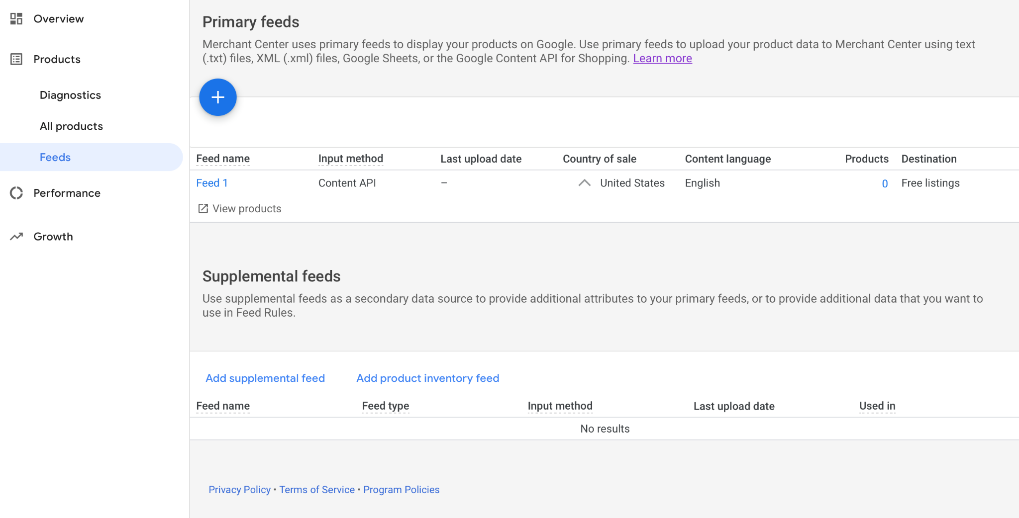 how to check Google product feeds 