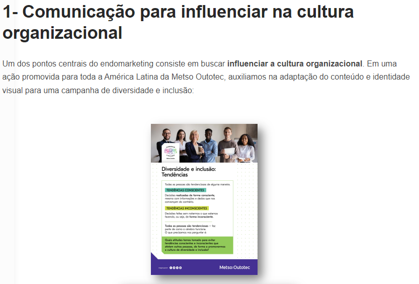 endomarketing para cultura organizacional