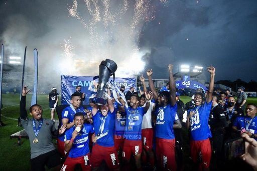 Time campeão do Torneio Apertura em 2021. Foto: Prensa Panamá