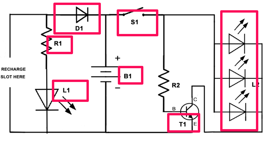 Flashlight Circuit: How to build a DIY Flashlight Circuit