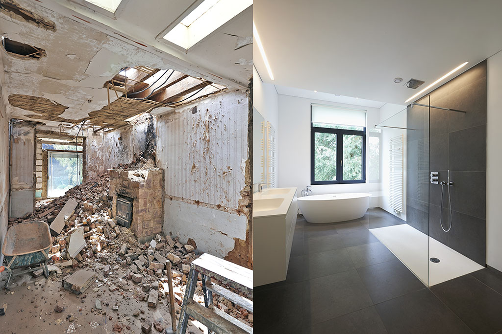 kitchen and bathroom renovation