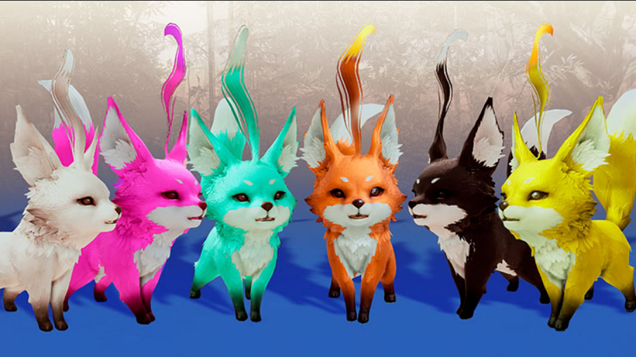Different Colored Saphia Pets in Lost Ark