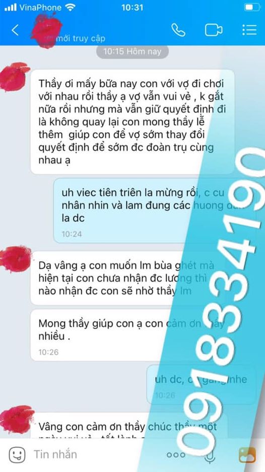 Nhớ người yêu cũ khi đã có chồng có thể khiến bạn gặp phải bi kịch vì vậy hãy sớm xử lý vấn đề này. Đừng ngần ngại liên hệ thầy Pá vi để được tư vấn,