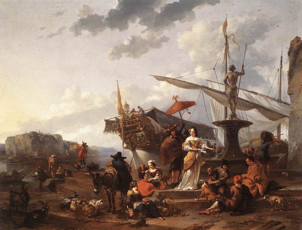 A_Southern_Harbour_Scene_by_Nicolaes_Pieterszoon_Berchem.jpg