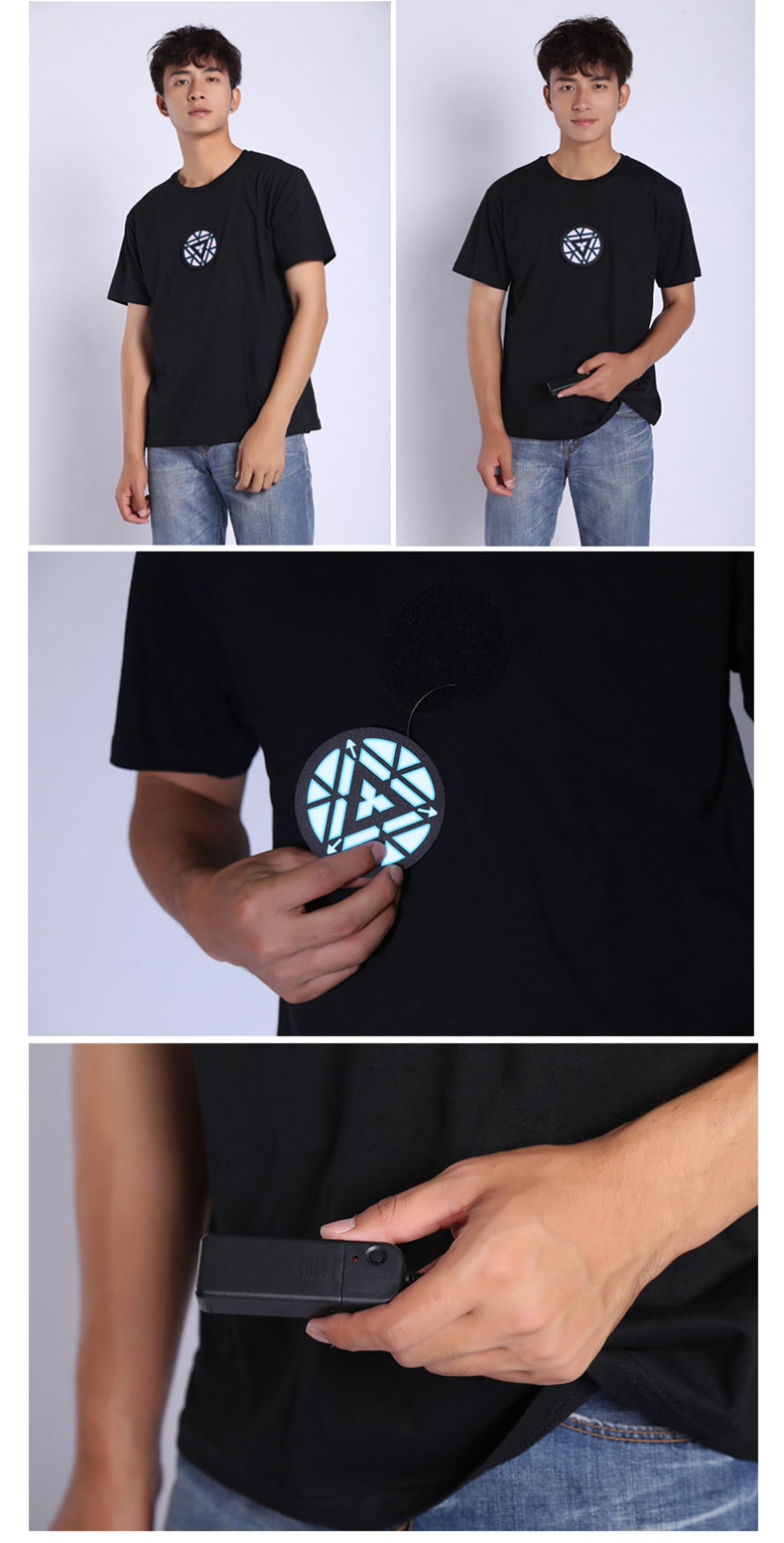 LED Light Acoustic Control T-Shirt