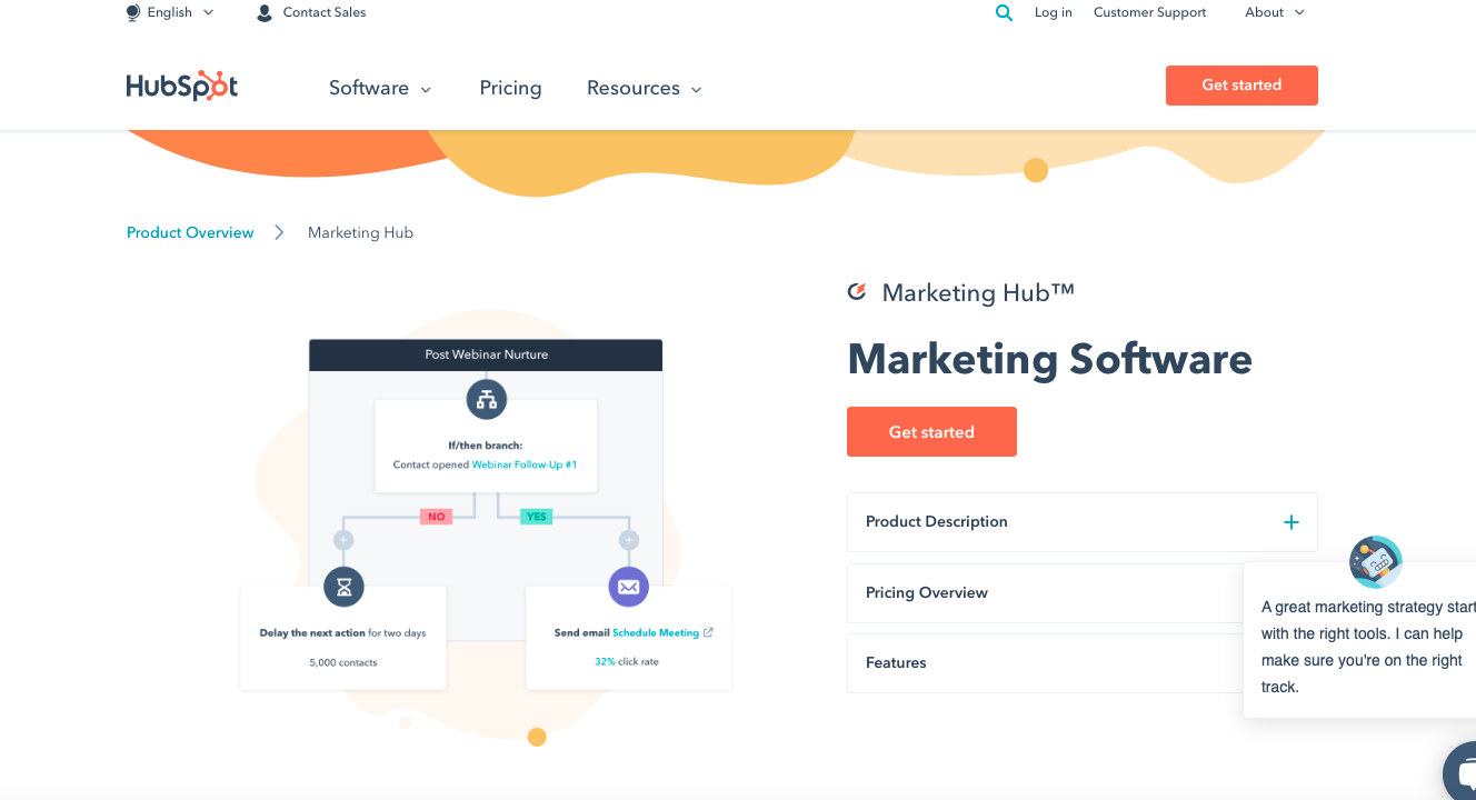 HubSpot email marketing software