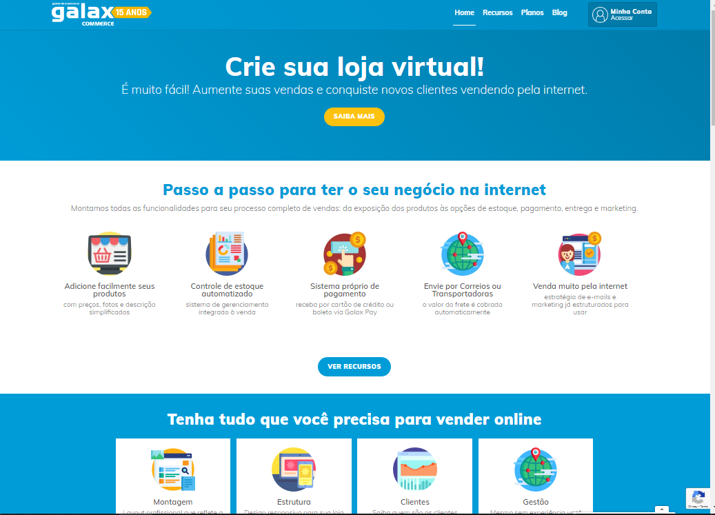 Exemplos de Landing pages com altas taxas de conversão - Blogs