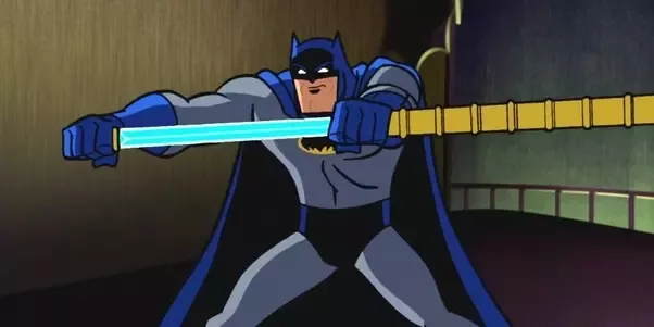 The batsword was used in the early days as one of batman's gadgets