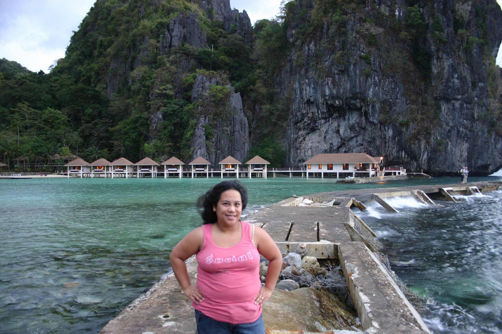 In El Nido, Palawan, 2017, before kids!