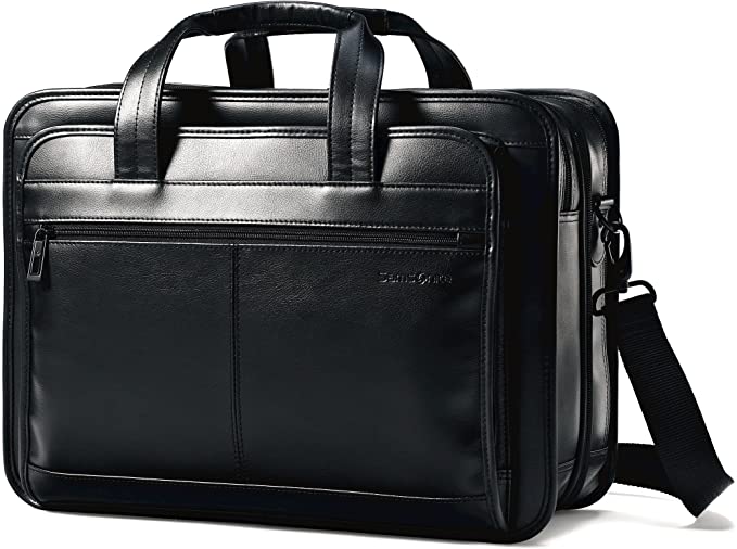 Samsonite Leather Expandable Briefcase