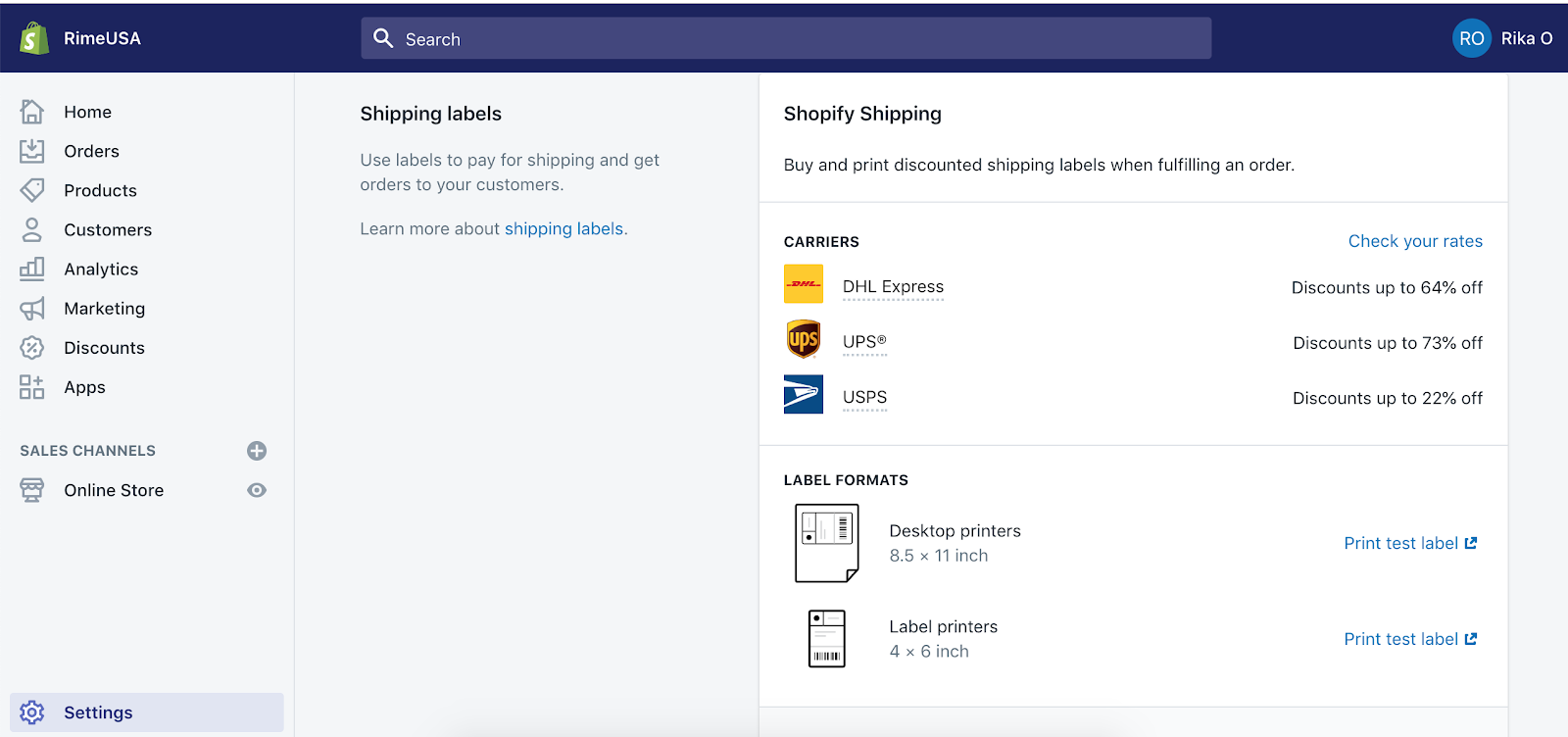 Shopify Shipping