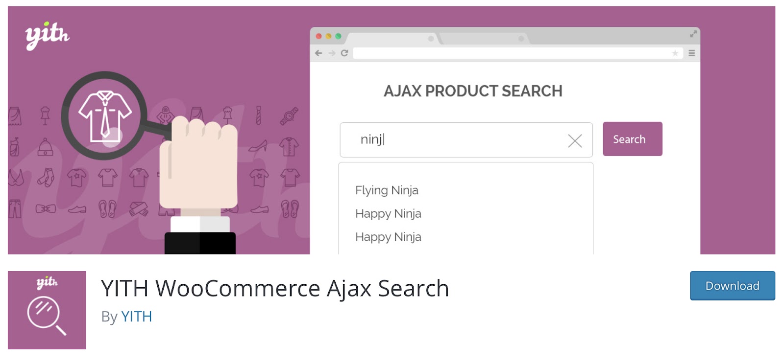 WooCommerce Plugin: YITH Woocommerce AJAX Search